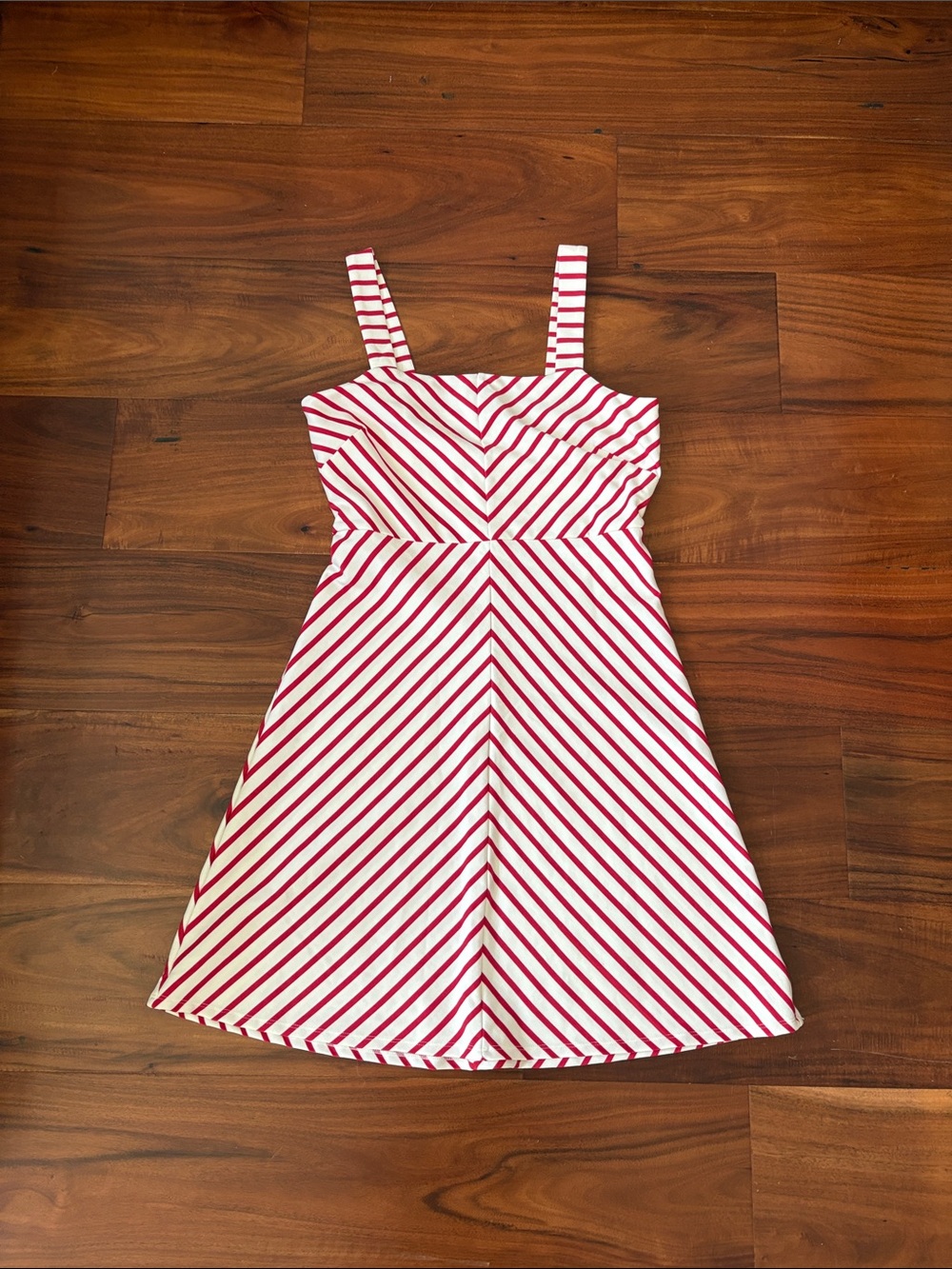 Draper James Red and White Striped Sundress